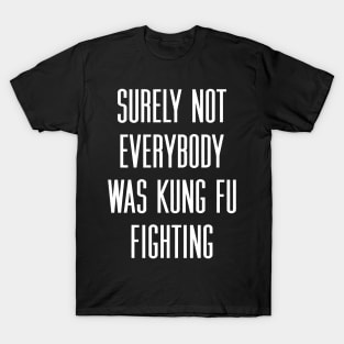 Surely not everybody was kung fu fighting T-Shirt